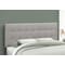Monarch Specialties Bed, Headboard Only, Queen Size, Bedroom, Upholstered, Linen Look, Grey, Transitional I 6003Q - alternate 4